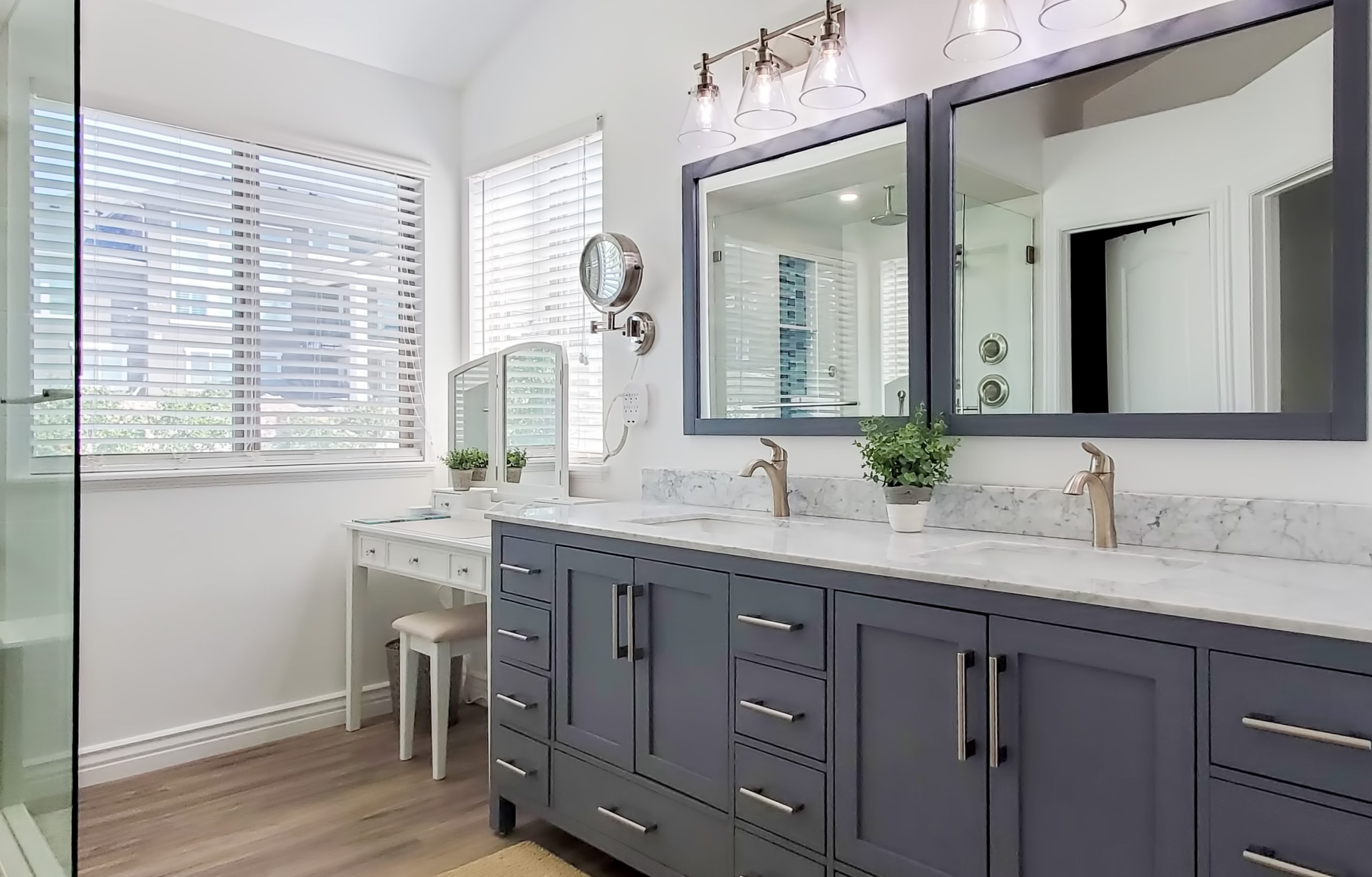 Bathroom remodel as a part of a kitchen and bathroom project in Draper, Utah 