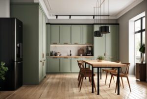Kitchen remodel trend--bold unique color