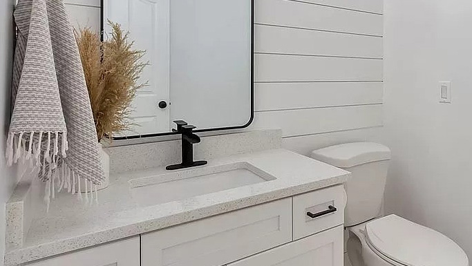 Basement bathroom remodel